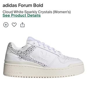 BRAND NEW Crystal Adidas size 6.5